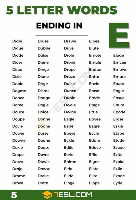 5 letter words starting with qu and ending with e|5 letter words ending in e.